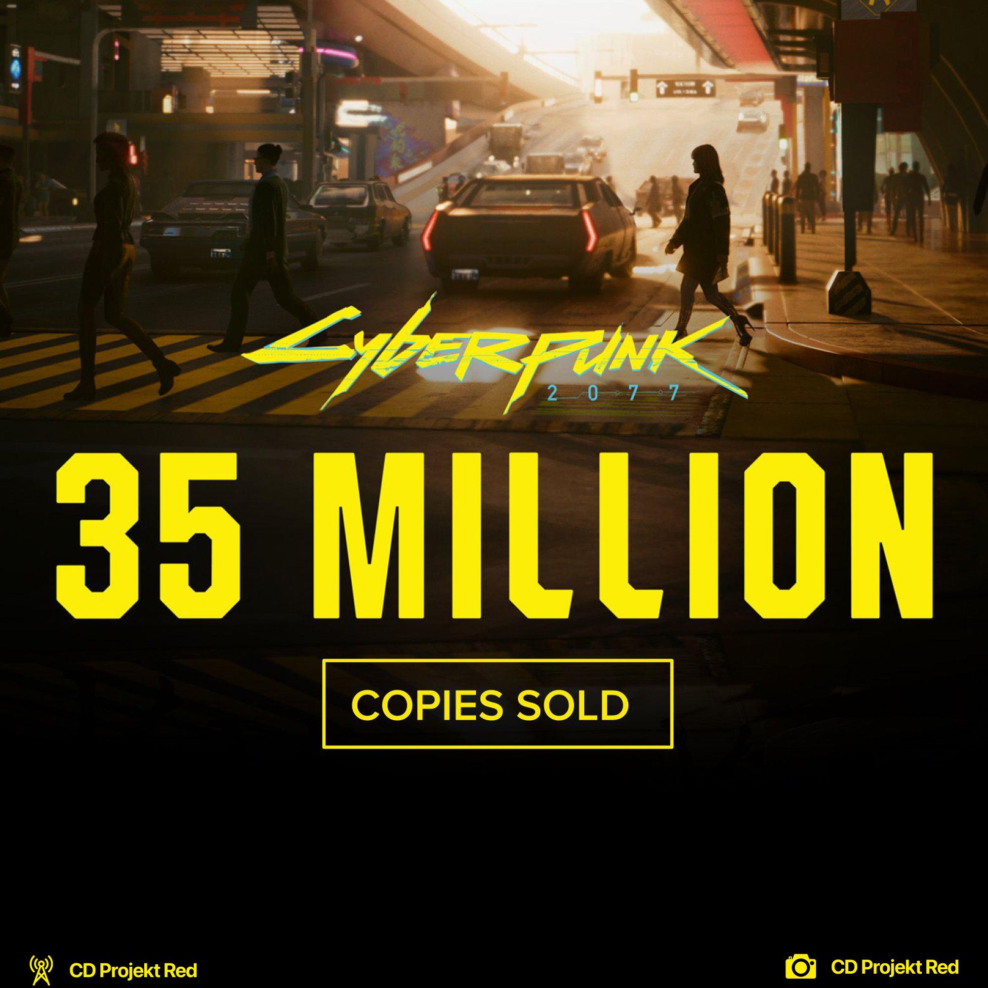 Cyberpunk 2077 sold 35M copies