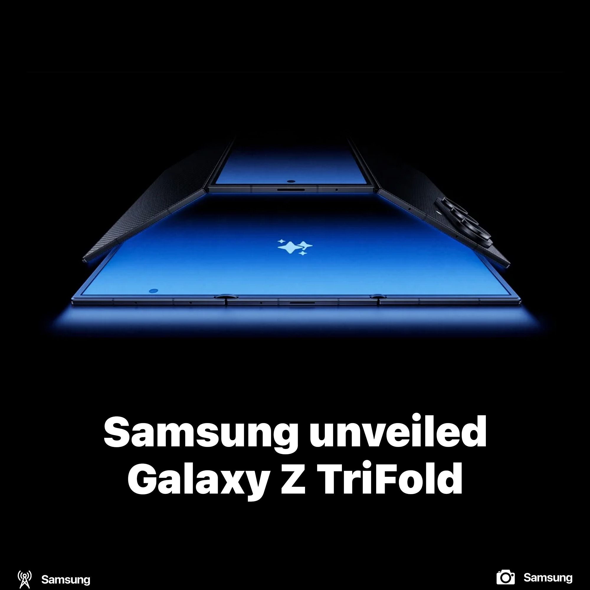 Samsung unveiled Galaxy Z TriFold