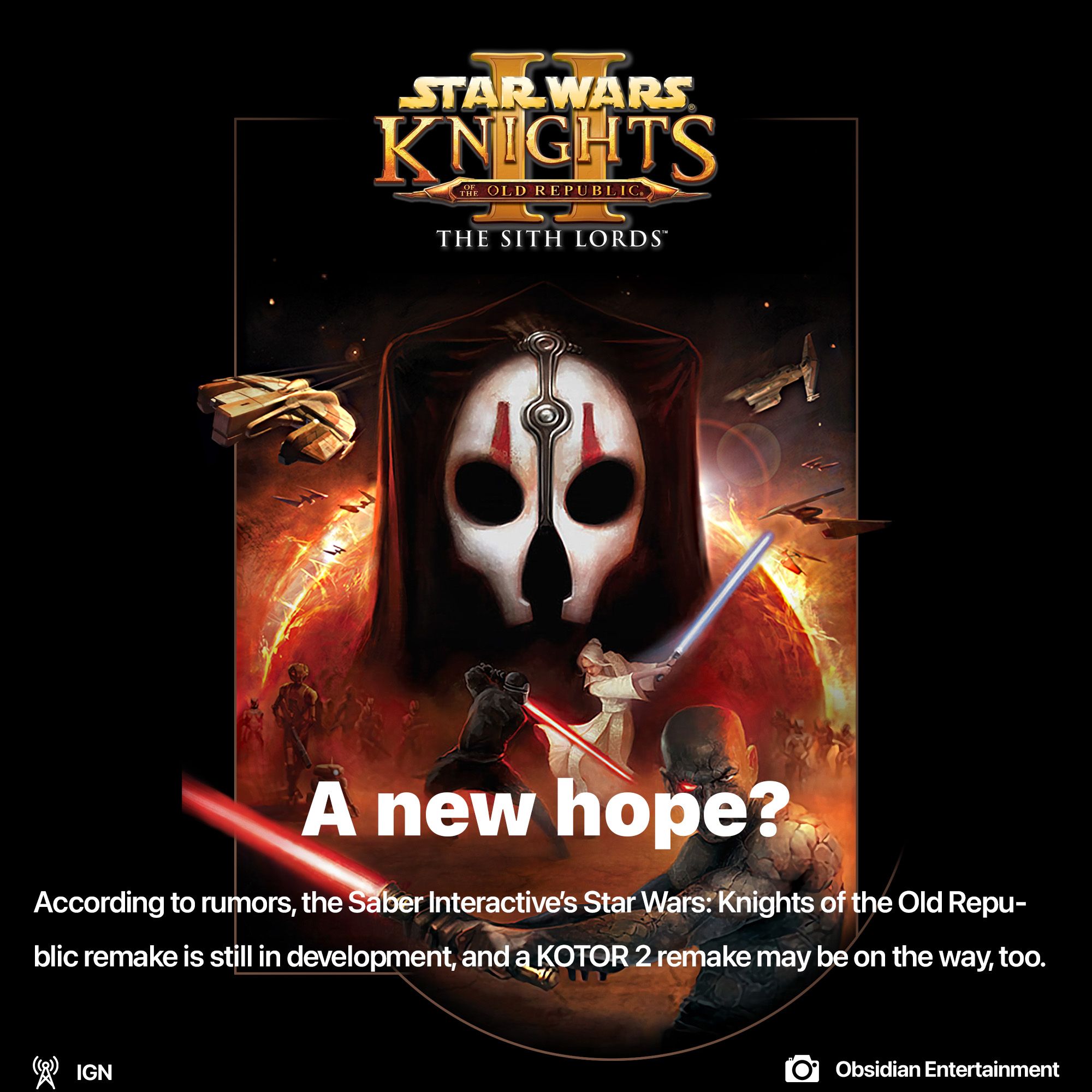 KotOR 2 remake in development?