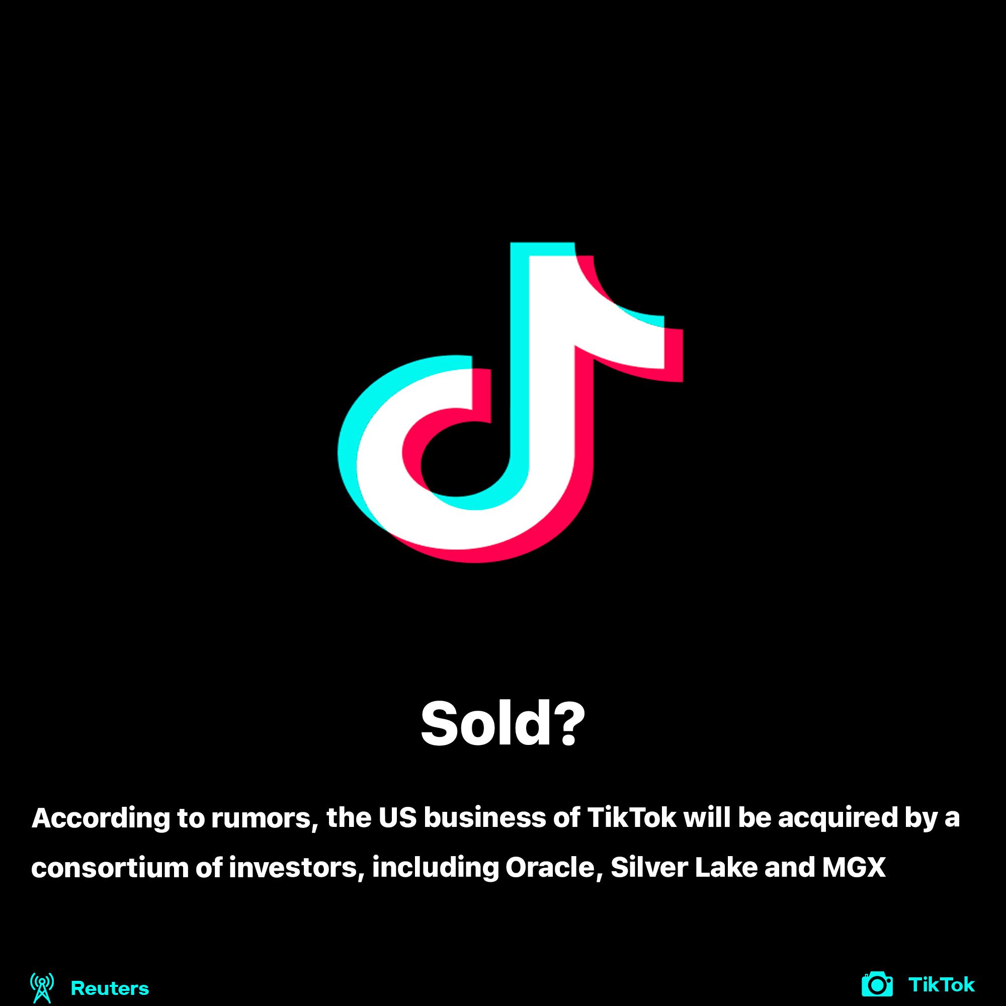 US business of TikTok sold