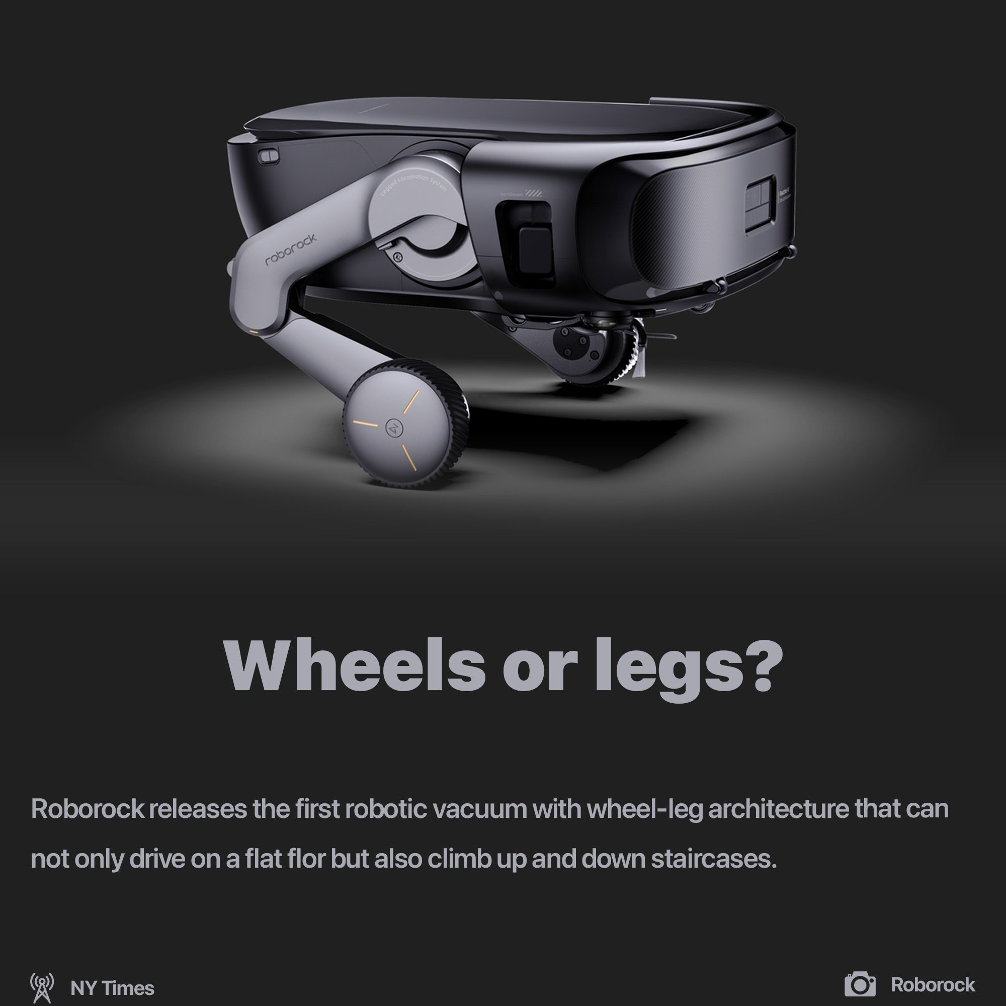 Vacuums now have legs