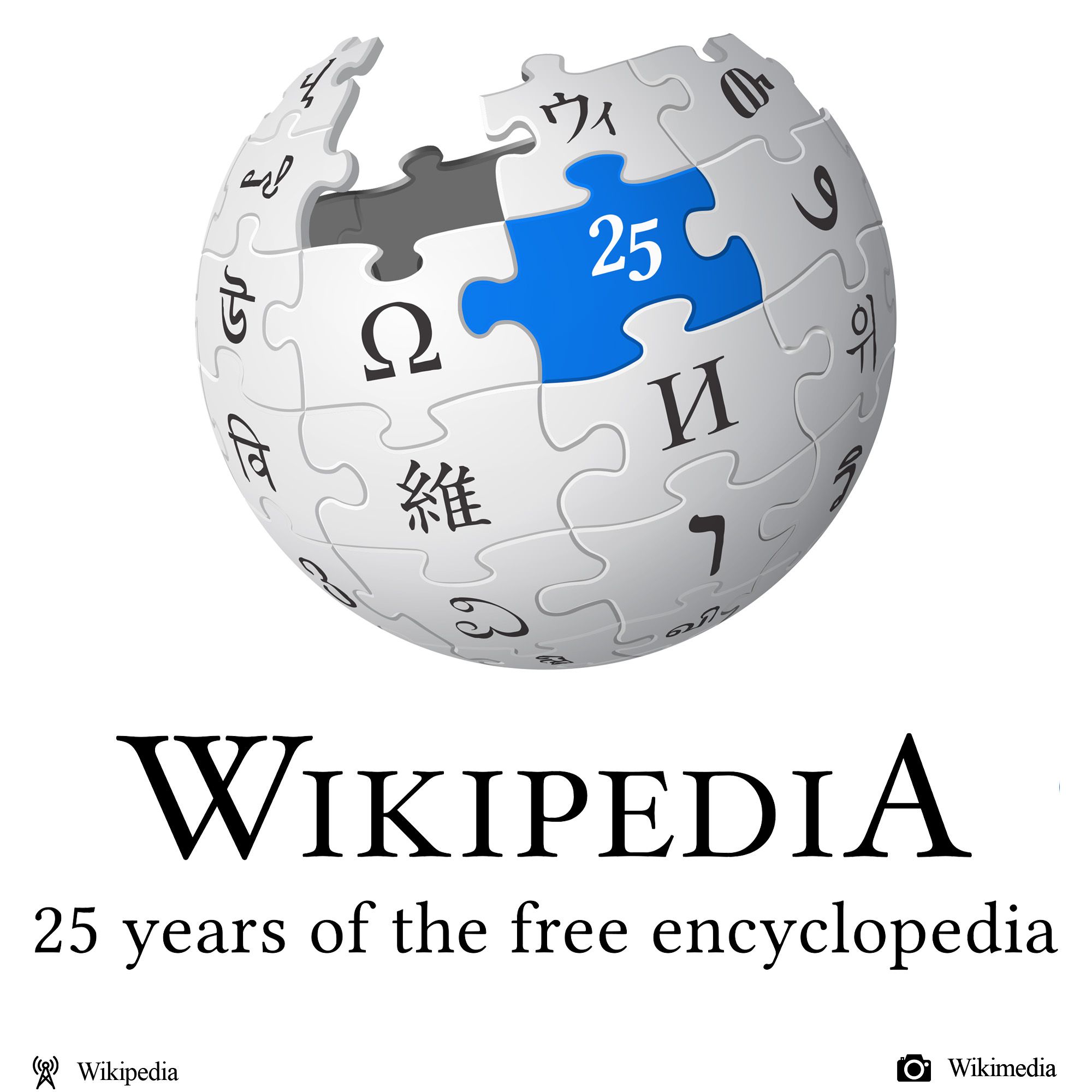 Wikipedia is 25 years old