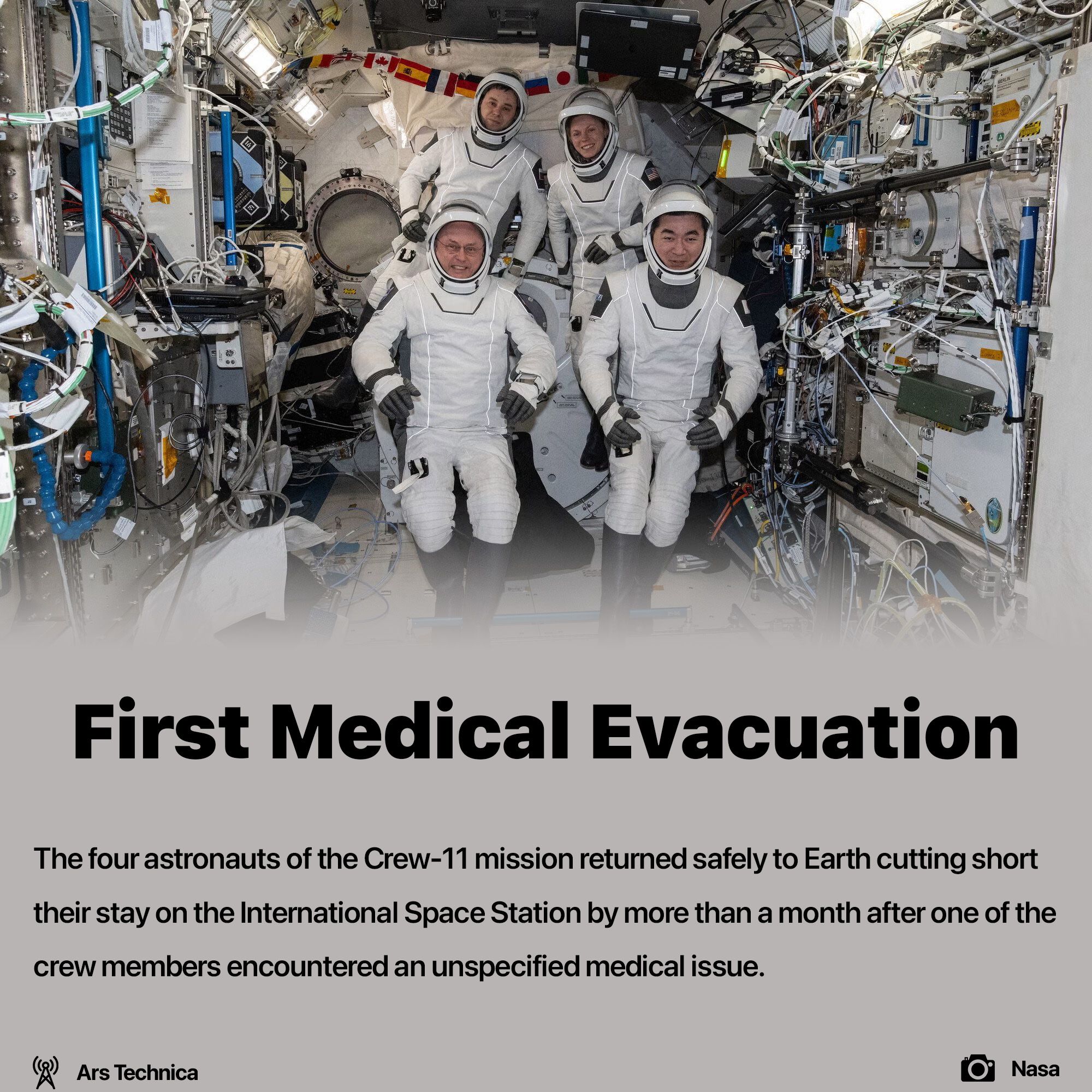 First Medical Evacuation from ISS