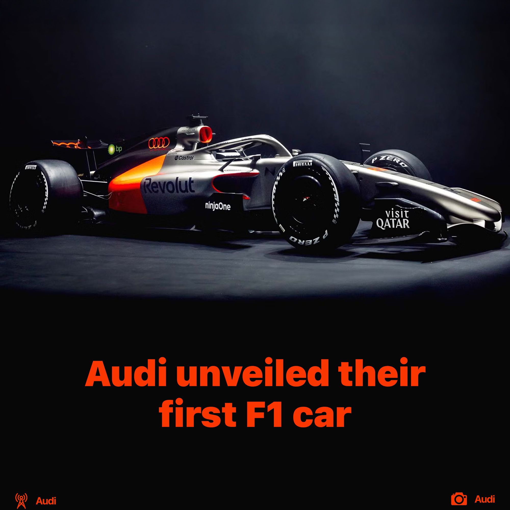 Audi unveiled F1 Car