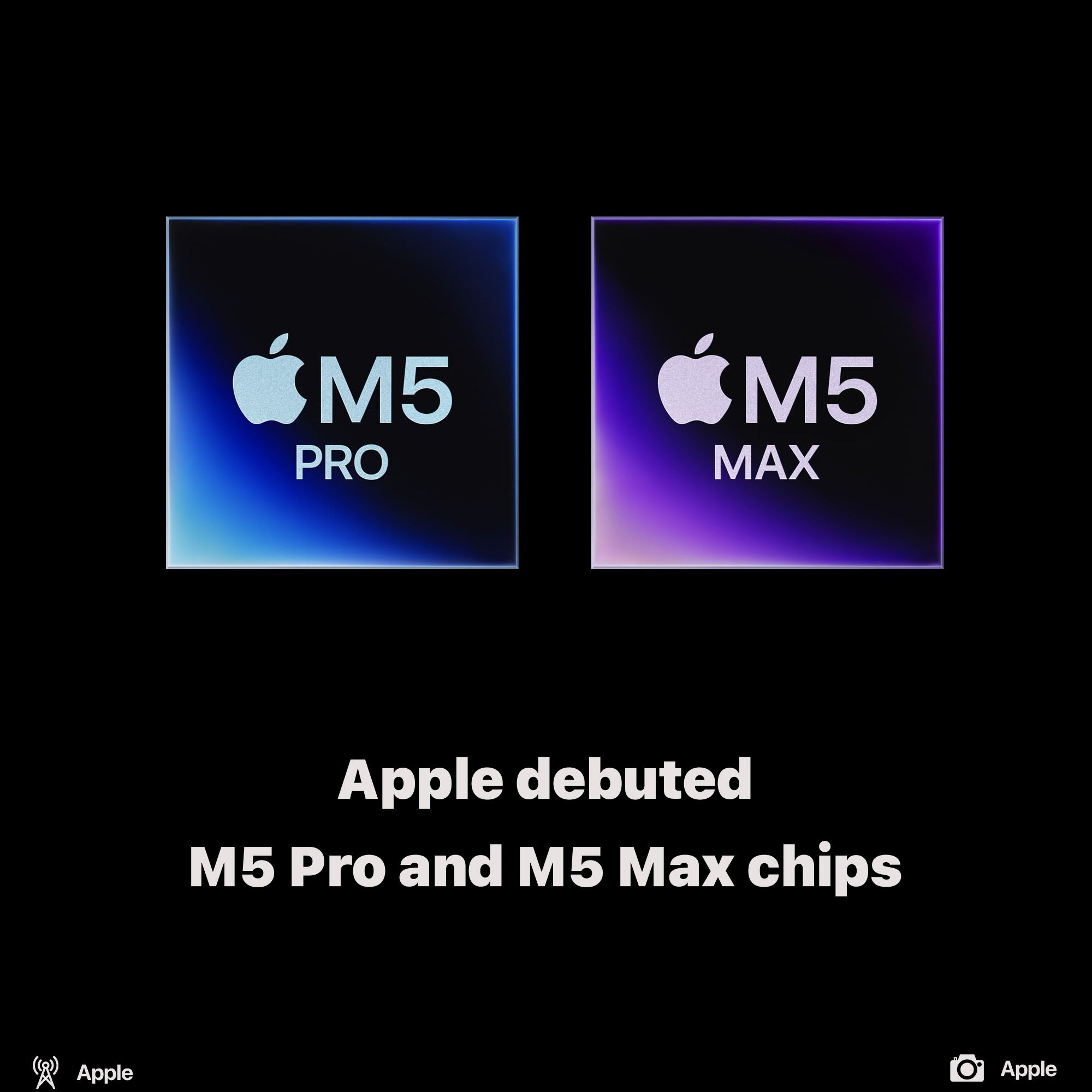 Apple debuted M5 Pro and M5 Max chips