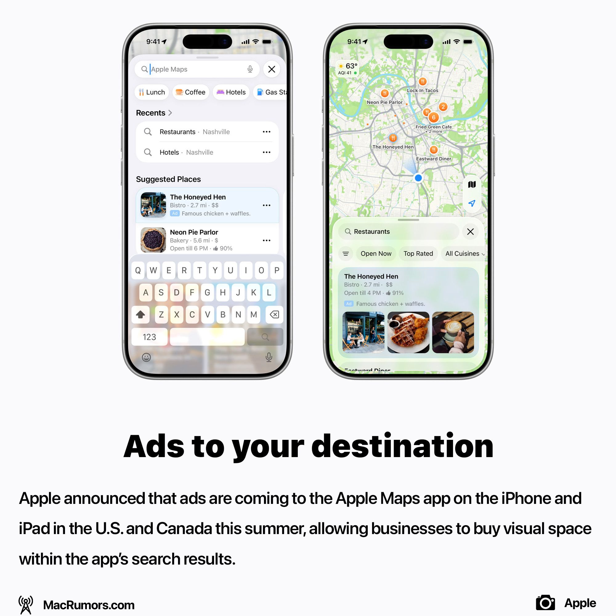 Ads coming to Apple Maps