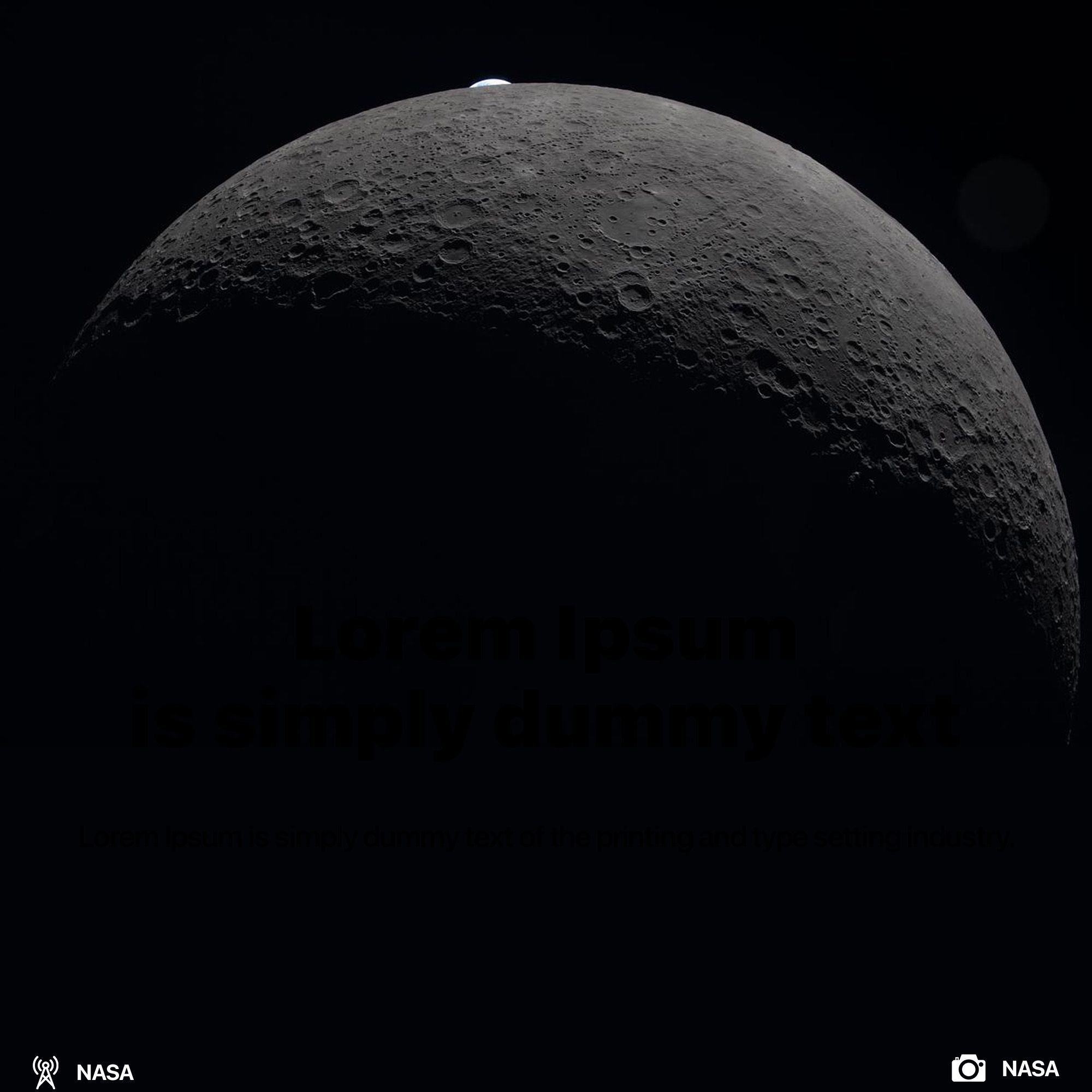 Closer look at the Moon