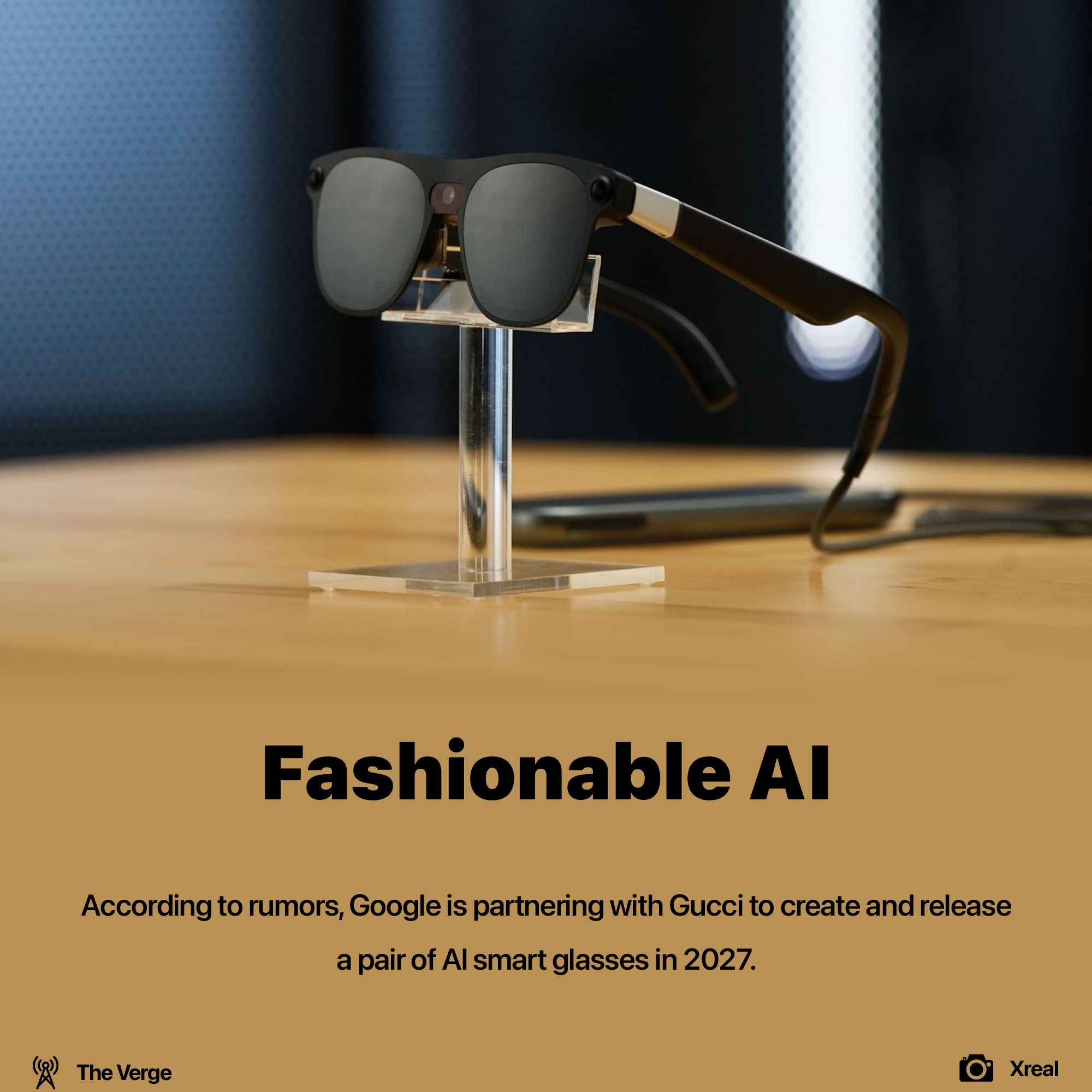 Google and Gucci are working on AI glasses