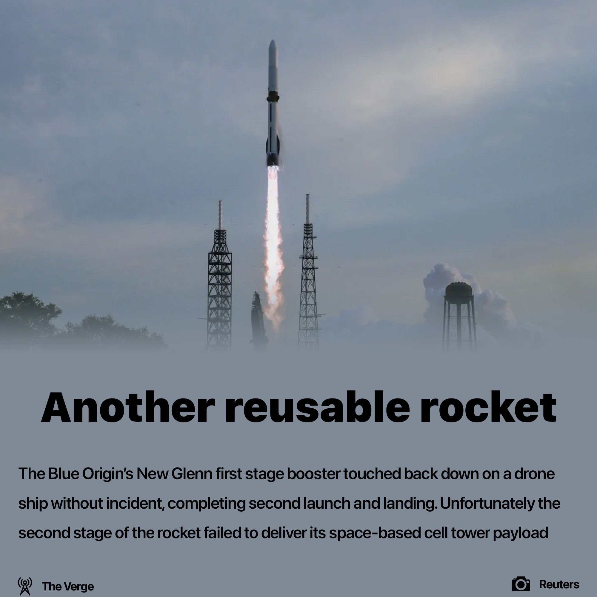 Blue Origin officially has a reusable rocket