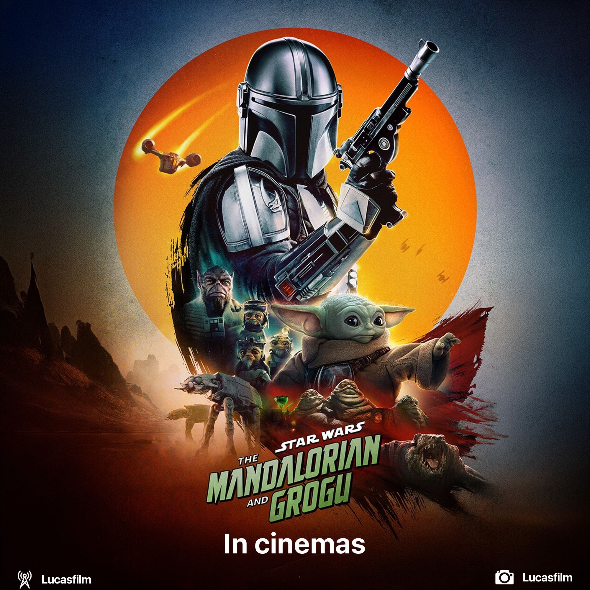 The Mandalorian and Grogu is out