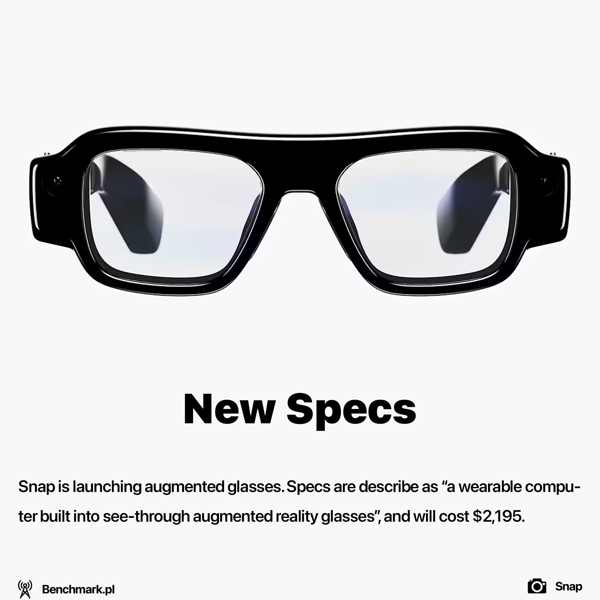 Snap is launching AR glasses
