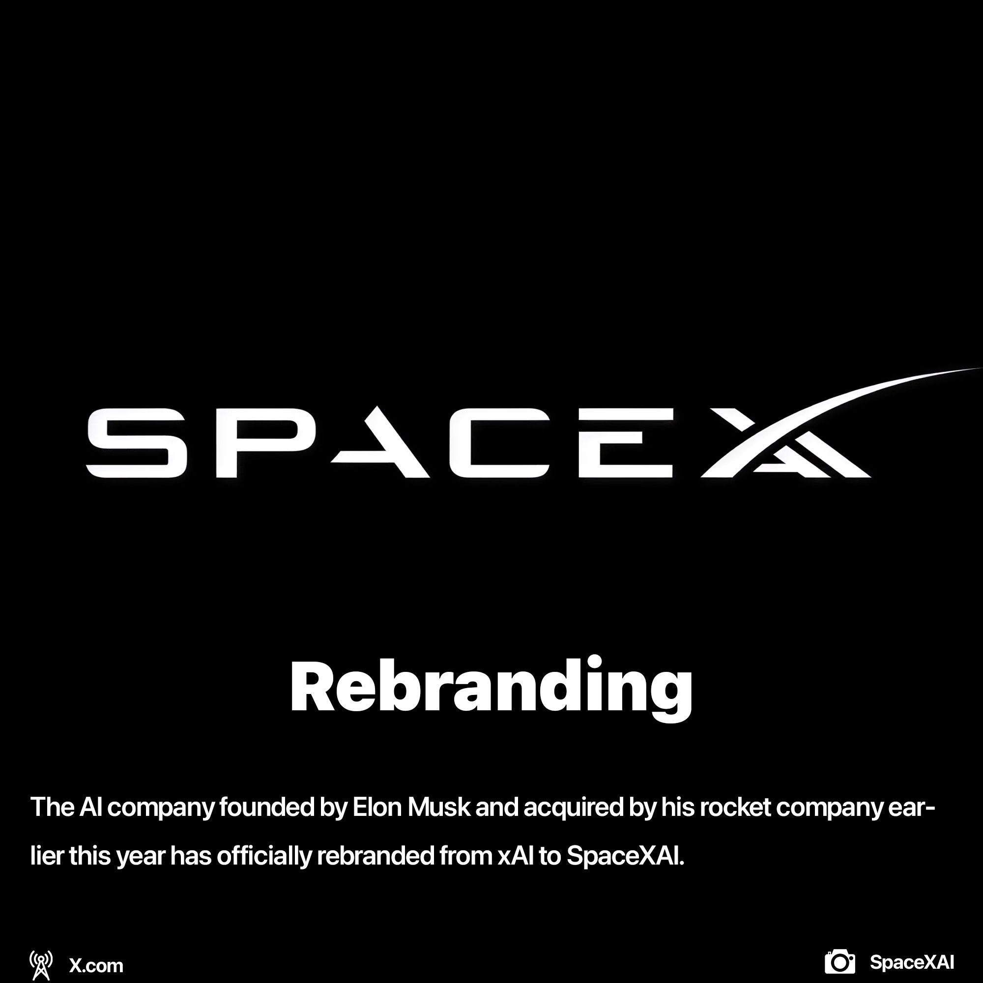 xAI rebrands to SpaceXAI