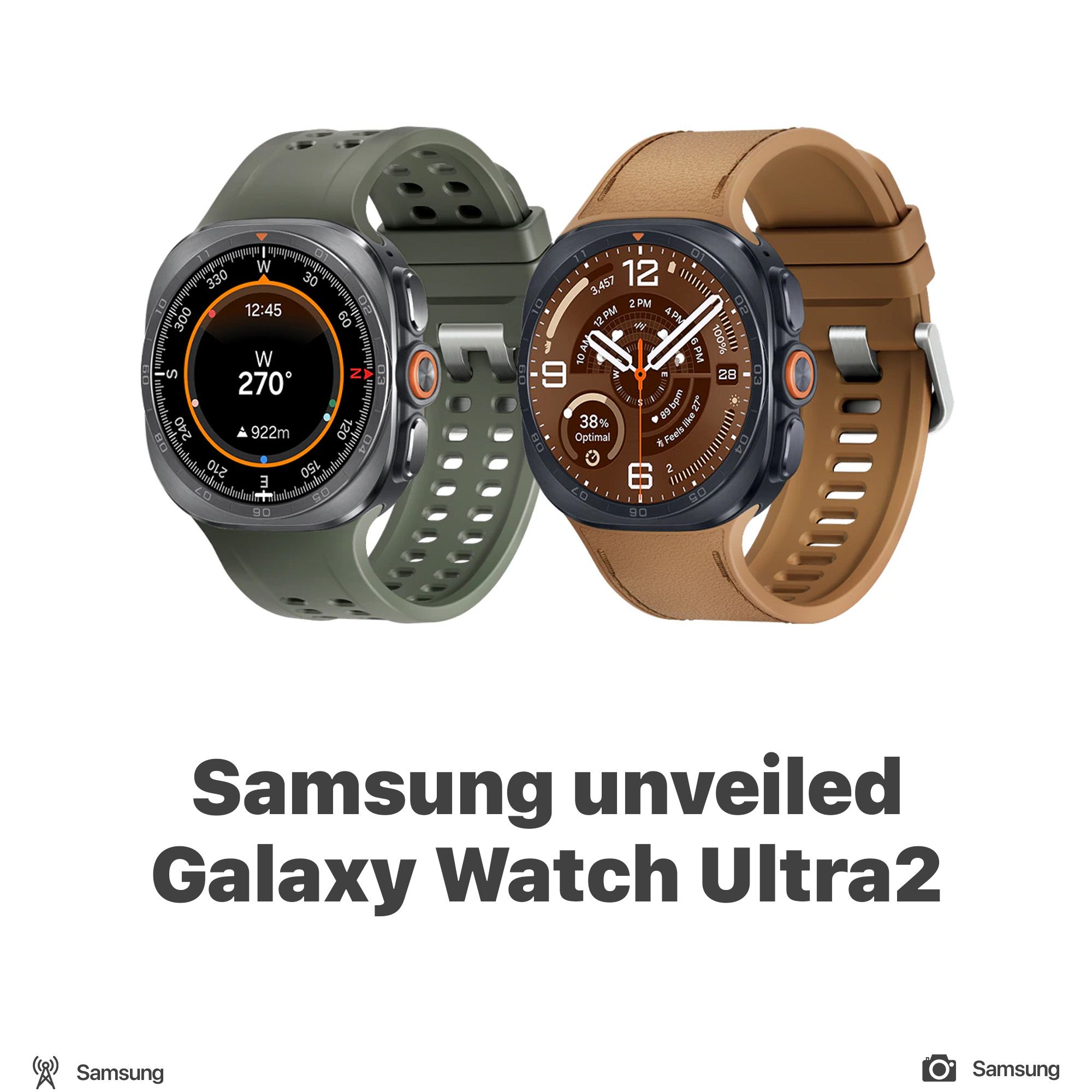 Samsung unveiled Galaxy Watch Ultra2