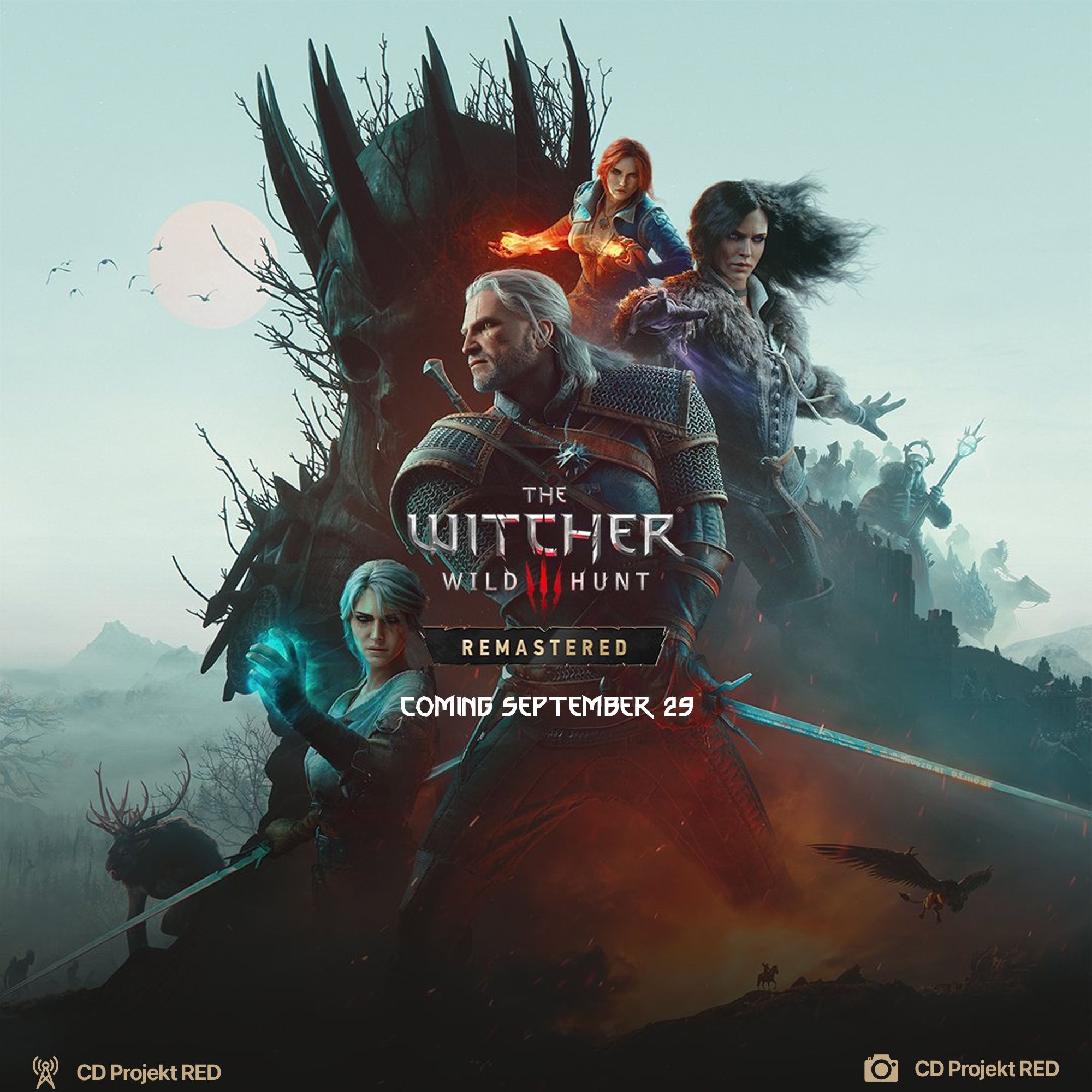 The Witcher 3 Wild Hunt Remaster coming September 29