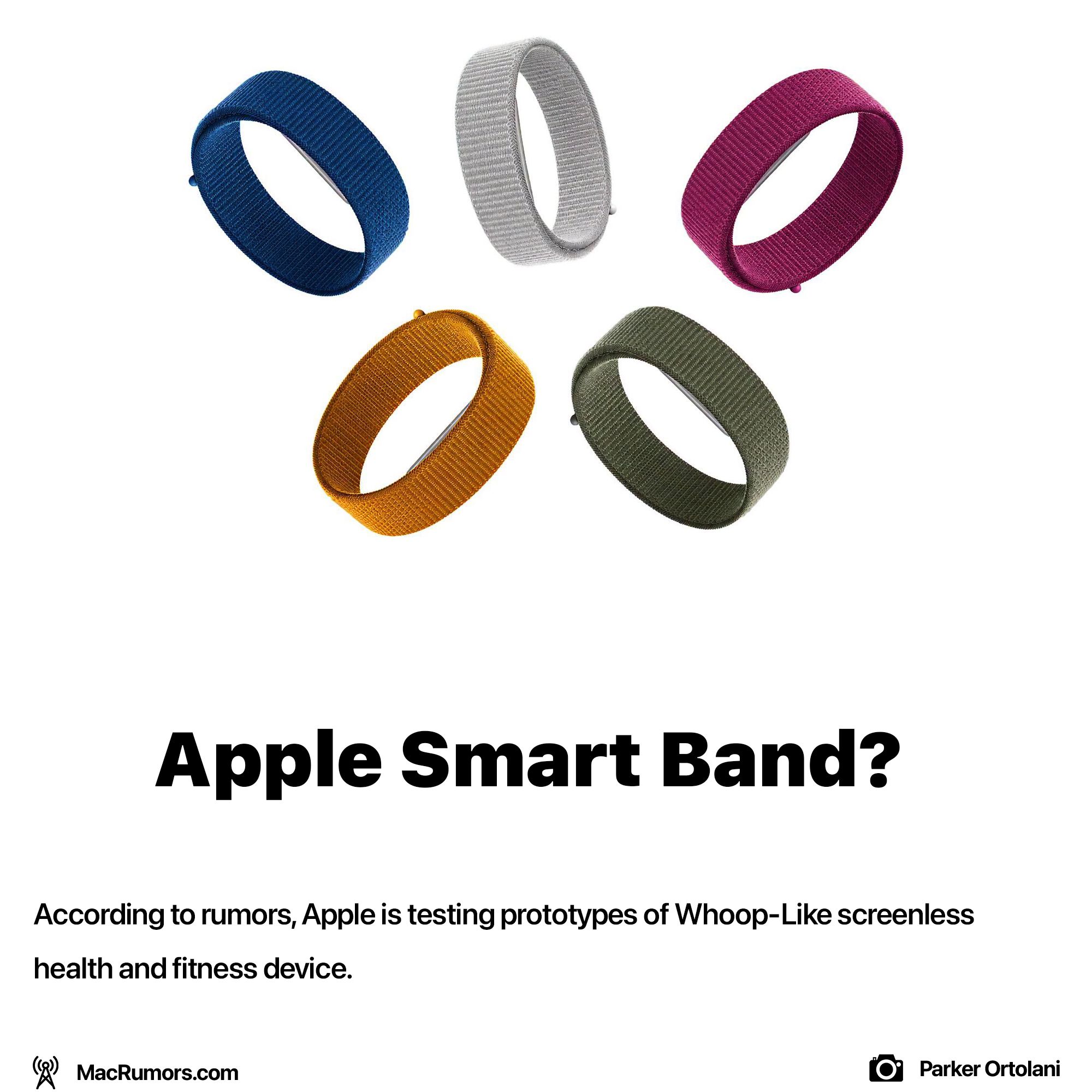 Apple is working on smart bands