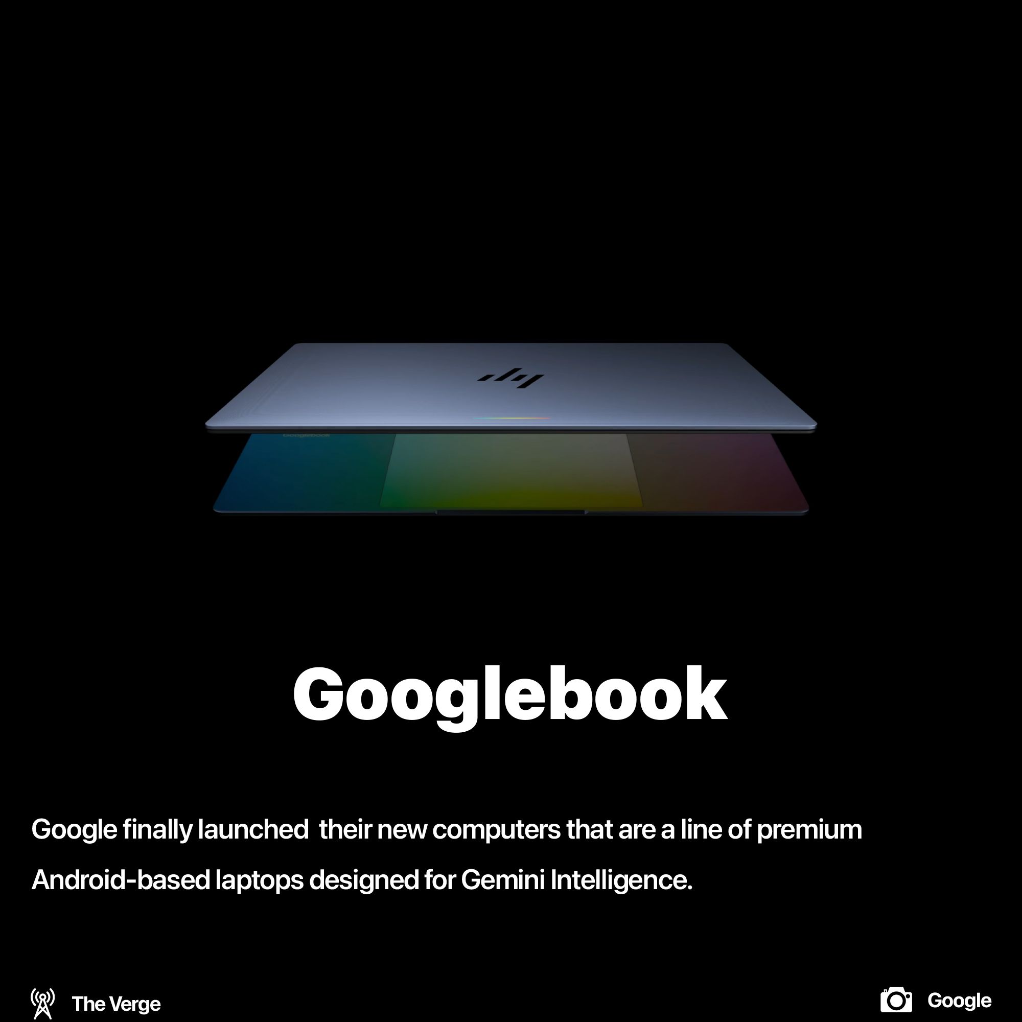 Google launched Googlebook