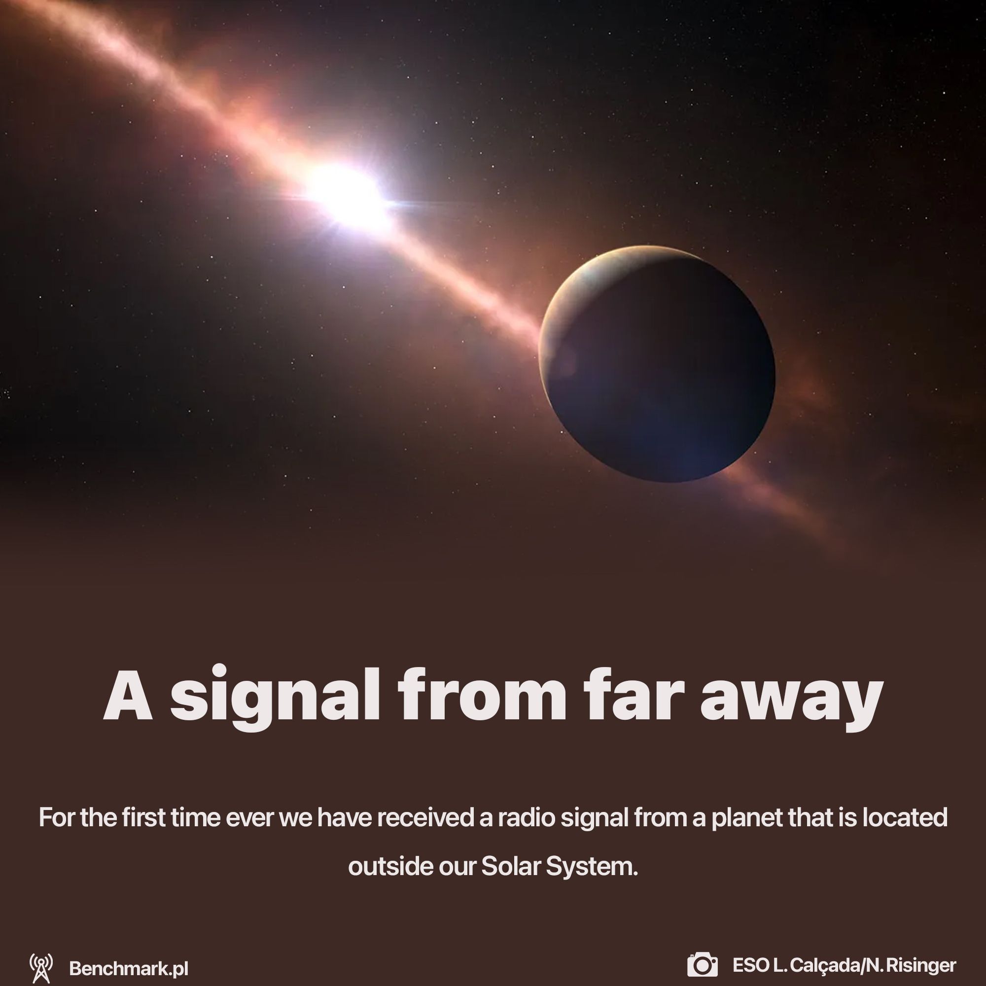 Signal from another planet
