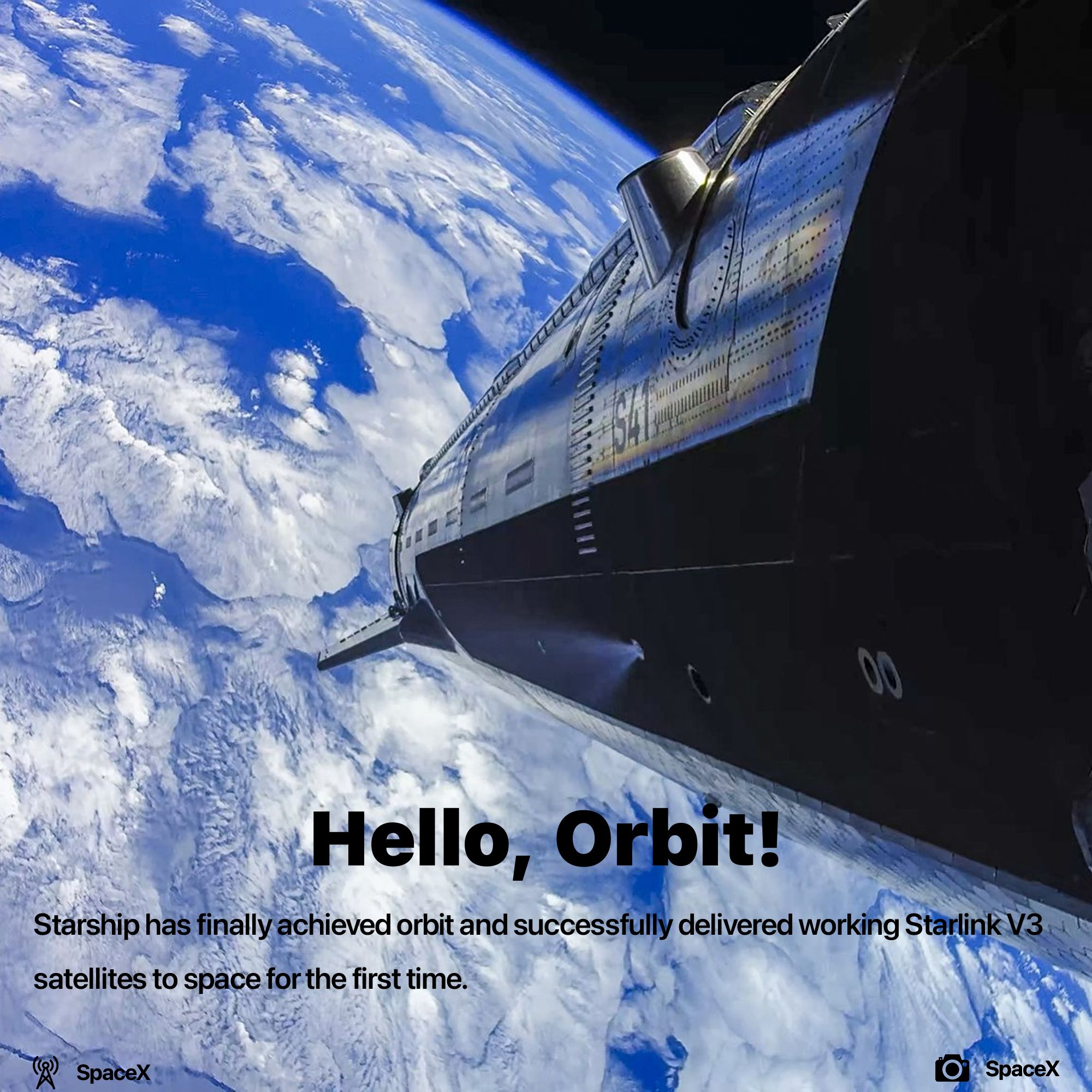 Starship reached orbit