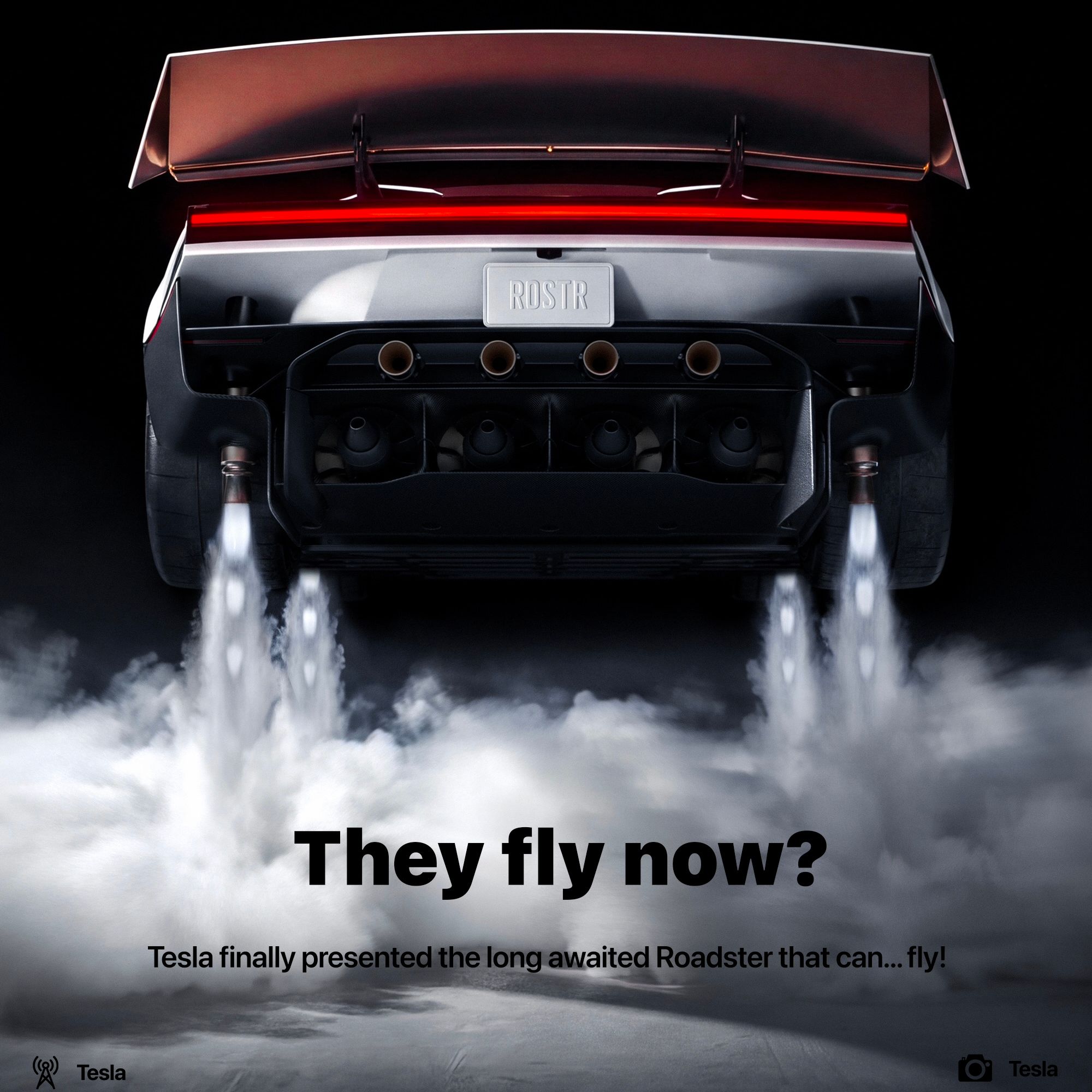 Tesla presented Roadster