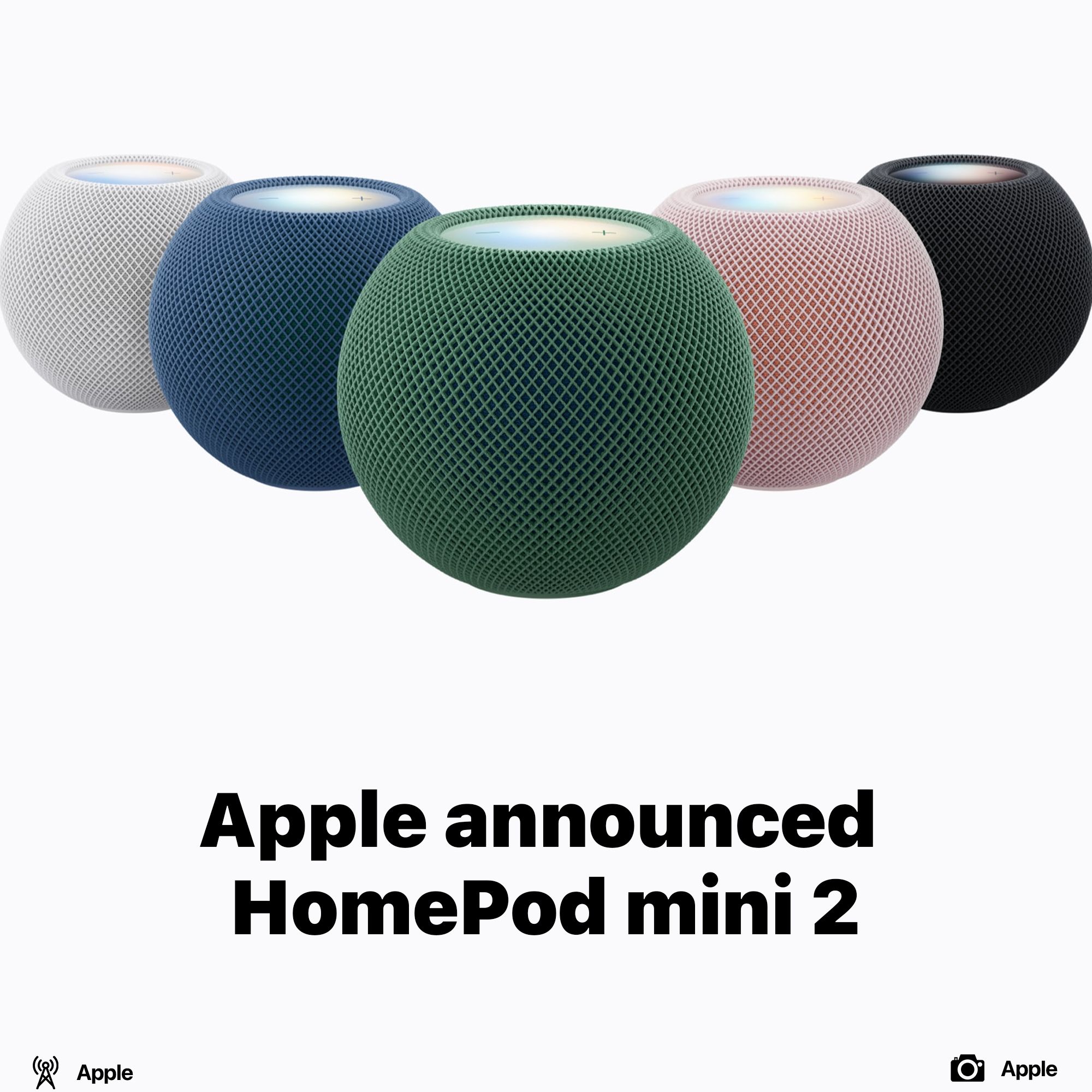 Apple announced HomePod mini 2