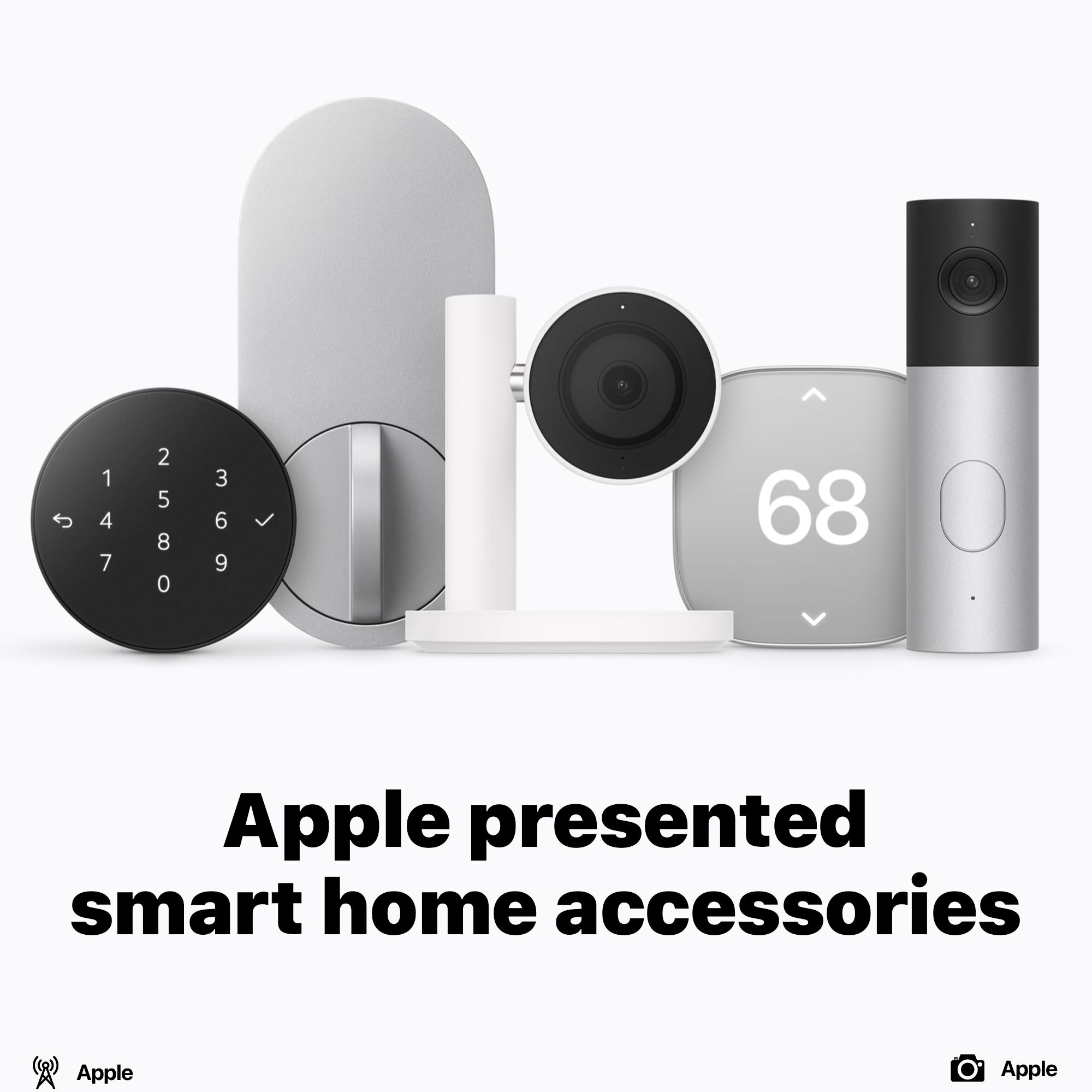 Apple presented smart home accessories
