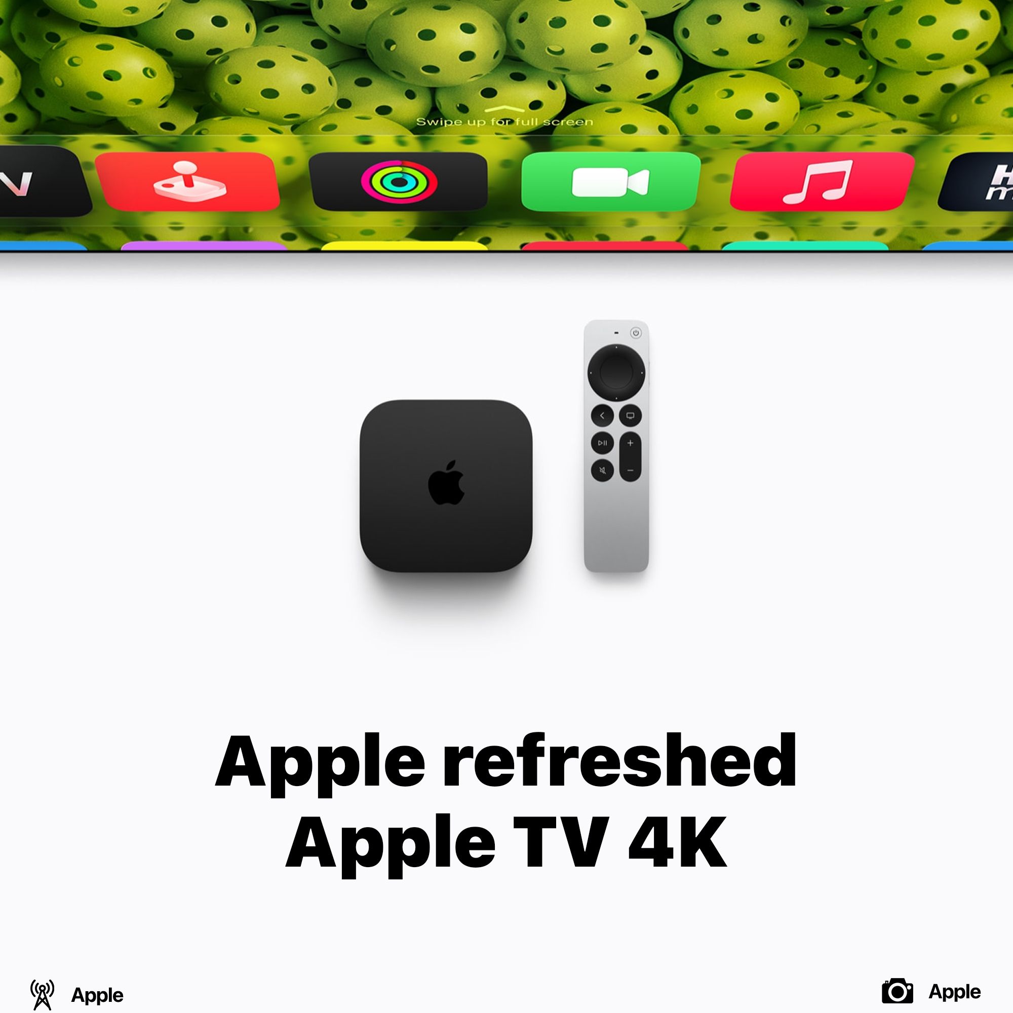 Apple refreshed Apple TV 4K
